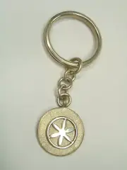 Keychain With Alps Sun In 925 Silver - Brisè - Small Size