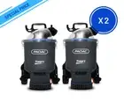 2x Pacvac Thrift 650 Backpack Vacuum Cleaner 2 Cloth & 4 paper bags VB002TH01A01