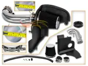 Cold Heat Shield Air Intake + BLACK Filter for 11-14 Mustang GT 5.0L V8 (for: Ford)