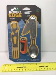 Outdoor Edge Chow pal (Mealtime Multitool) Mini Survival Kit On The Go