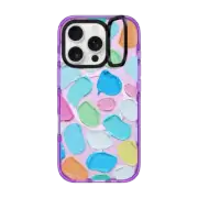 iPhone 16 Pro Impact Ring Stand Case MagSafe Compatible Pastel Candies