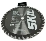 1 NEW Skil Finishing Circular Saw Blade 7-1/4 , 40 Teeth, 75740B25