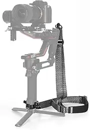 NEEWER RS4 RS3 Gimbal Shoulder Strap, Weight Reducing Padded Adjustable Strap with Baseplate Quick Release QD Buckle Compatible with DJI RS4 RS4 Pro RS3 RS3 Pro RS2 Sling Handle, Grey, GA016