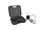 SoundArt Dual Channel Lapel / Headset Wireless Microphone Set with Case