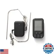 Outset Grill Thermometer, Digital Wireless BBQ Thermometer, Dual Probe