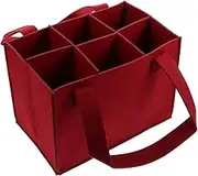 Cabilock 1pc Wine Tote Bag Wine Bag Wine Bottle Bag Beer Bottle Carrier Wine Carrier Wine Tote Grocery Bags Christmas Wedding Decor Wine Storage Bag Whisky Felt Travel Tool