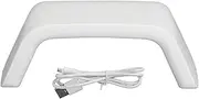 Nail Lamp 30W Dual Light LED UV Nail Dryer ABS Material for Salon (White)