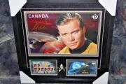 Star Trek 50 Captain Kirk William Shatner Signed + Numbered Frame Canada Post