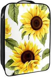 [YTYVAGT] Shoe Bags for Travel,Travel Shoe Bags for Packing,Shoe Travel Bag,Floral Sunflower Pattern
