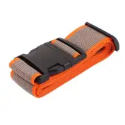Travel Luggage Suitcase Strap Baggage Backpack Secure Belt Orange Gray 2M