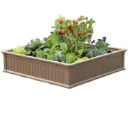 NEW! Modern Home Raised Garden Bed Kit - Stackable Modular Flower/Planter Kit