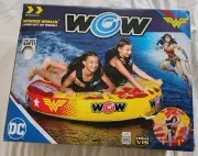 WOW Sports DC Comics Wonder Woman 2-Person Soft Top Deck Tube Towable