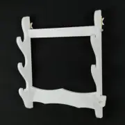 White Japanese Samurai Sword Holder Stand Katana Bracket Wall Mount Rack 3 Tier