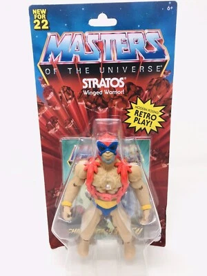 Masters of The Universe Origins Stratos 2022 MOTU Mattel 6” Action Figure Retro