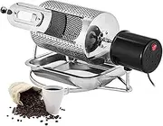 Stainless Steel Drum Type Electric Coffee Bean Roaster Machine for Home Use Small Household Grains Beans Peanuts Nuts Coffee Beans Baking Machine (110V/220V in Common Use)