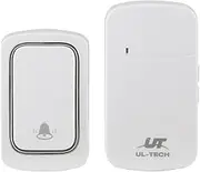 Wireless Doorbell Plugin Receiver Easy Install Long Range Chime Home Alert