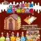 【Tsum Tsum 迪士尼】D.I.Y. MY HOME 造型薑餅屋(80g/盒)x2