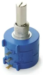 Bourns 3590-Series ROTARY POTENTIOMETER 20.6x6.35mm Shaft, 1kΩ 2W Bushing Mount