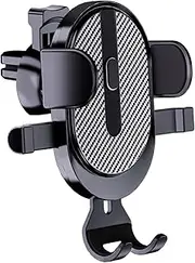 Car Vent Phone Holder, Automatic Locking Car Phone Holder, Anti-Slip Strong Grip Stable Bracket Stand for Road Trips Vehicles Commuting Driving