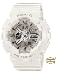 在飛比找Yahoo!奇摩拍賣優惠-【天龜】CASIO Baby-G 獨特時尚 率性風格 白銀 