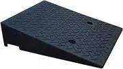 Rubber Door Threshold Ramp Heavy Duty & Anti-Slip for Wheelchairs, Cars, Home Steps Ideal for Doorways, Garages, Warehouses - Durable & Easy Install(50 * 49.5 * 7cm)