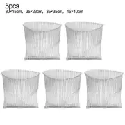 Set of 5 Gopher Proof Stainless Steel Mesh Wire Baskets for Plants and Trees