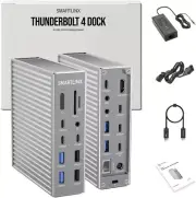 Thunderbolt 4 Dock - 20 Ports MacBook Pro Docking Station 40Gbps, 90W Charging