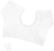 SHERCHPRY Underarm Shirts for Reusable Sweat Vest Athletic Shirts Sweat Proof Undershirt for Woman Sweating Guard Polyester (polyester) Suspenders Miss White Washable, White, 52x35cm