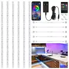 6 PCS RGB Under Cabinet Lighting Kit, App and Remote Control Led Strip Lights...