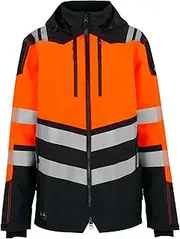[Regatta Professional] Mens High-Vis Waterproof Jacket (UK Size: S) (Black/Orange)
