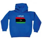 Libya Country Flag Nationality - Kids Children Hoodie