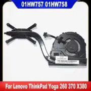 For Lenovo ThinkPad Yoga 260 370 X380 CPU Cooling Fan Cooler Heatsink Radiator