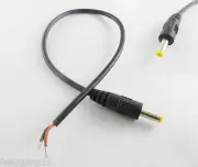 5x CCTV DC Power Plug Male Connector 4.0x1.7mm Male Socket With Cord Cable 30cm