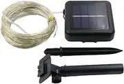 LED Rope Lights Solar Powered - 8 Modes Garden Christmas Decorative Lights with Remote | IP65 Waterproof Outdoor Decoration Lighting for Garden, Wedding, Porch