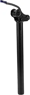X AUTOHAUX Bike Seat Posts Electric Bicycles Vehicle Battery Anti-Theft Locking Foldable Bike Saddle Post Seat Tube Black 1 Pc 27.2x300mm Steel
