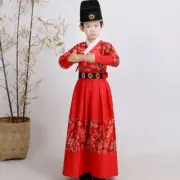 Kids Boy Chinese Hanfu Jinyiwei Swordsman Costume Kung Fu Tang Suit