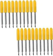 OSALADI 50pcs Vinyl Cutter Blades Replacement Blades for Cutting Plotter Compatible with Various Cutters and Resistant for Self Adhesive Tape and Reflective Film