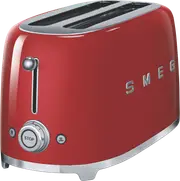 Smeg 50's Style Longslot 4 Slice Toaster Red