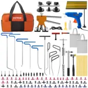 Stainless Steel Paintless Dent Removal Rods Tool Kit 89pcs Auto Repair Set