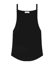 Courrèges Sleeveless Circle Rib Knit Top S,XS,M black