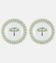 [La DoubleJ] La DoubleJ Eden set of 2 porcelain soup plates