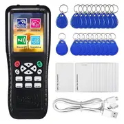 RFID ID Duplicator Copier Decode Function Smart Card Key Machine RFID NFC Copier ID Reader Burner T557 125khz H-ID Card As Shown