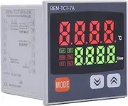 Hyuduo Digital Display Temperature Controller K Type Input Multifunctional Relay Output Thermostat 100‑240V for Heat Press Machine