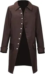 [BLESSUME] Steampunk Victorian Frock Coat Colonial Men Jacket
