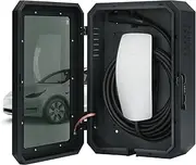 Jawjut Wall Charger Station Box Compatible with Tesla Gen 3 Indoor/Outdoor Cable Organizer Waterproof Dustproof