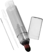 CRILSTYLEO Scalp Applicator Comb with Dropper and Brush Portable Oil Applicator for Hair Growth Serum for All Hair Easy Application Transparent Design