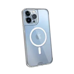 【hoda】iPhone 13/13 Pro 6.1 MagSafe 晶石鋼化玻璃軍規防摔保護殼