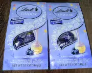 Lindt ~ 2-Bags Blueberries & Cream White Chocolate Truffles 5.1 oz ~ 12/31/2025