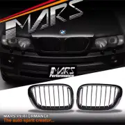Gloss Black M style Front Kidney Grill Grille for BMW X5 E53 00-03 Pre LCI (for: BMW)