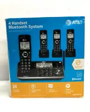 NEW AT&T 4 Handset Connect to Cell Answering System - Black- DLP73410